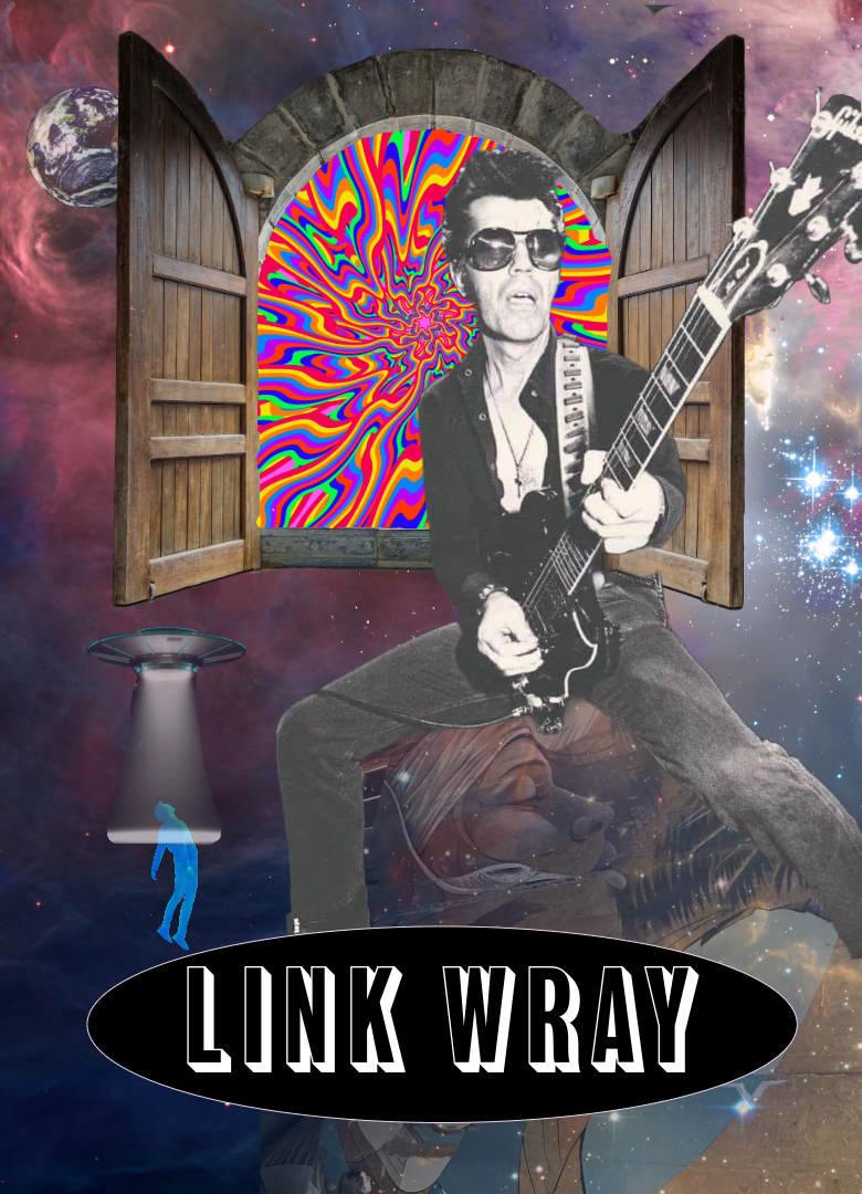 Link Wray Custom Holographic Trading Card