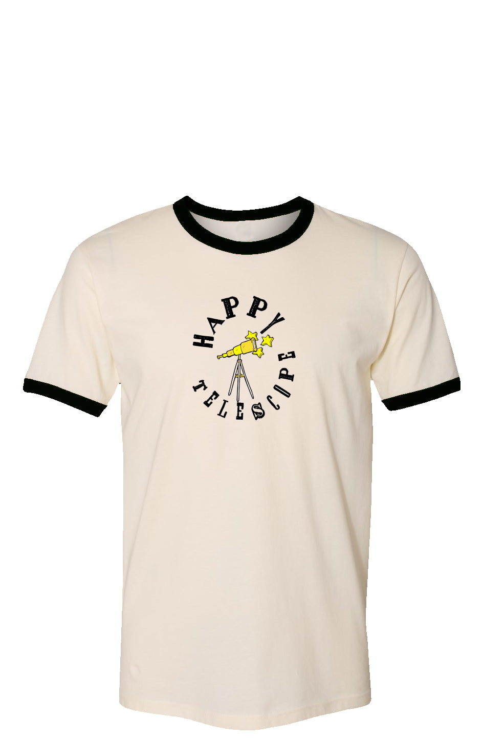 Happy Telescope logo no. 2 Vintage Ringer T-Shirt