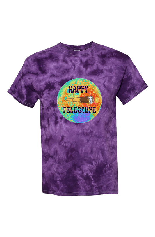 Happy Telescope Purple Crystal Wash T-Shirt